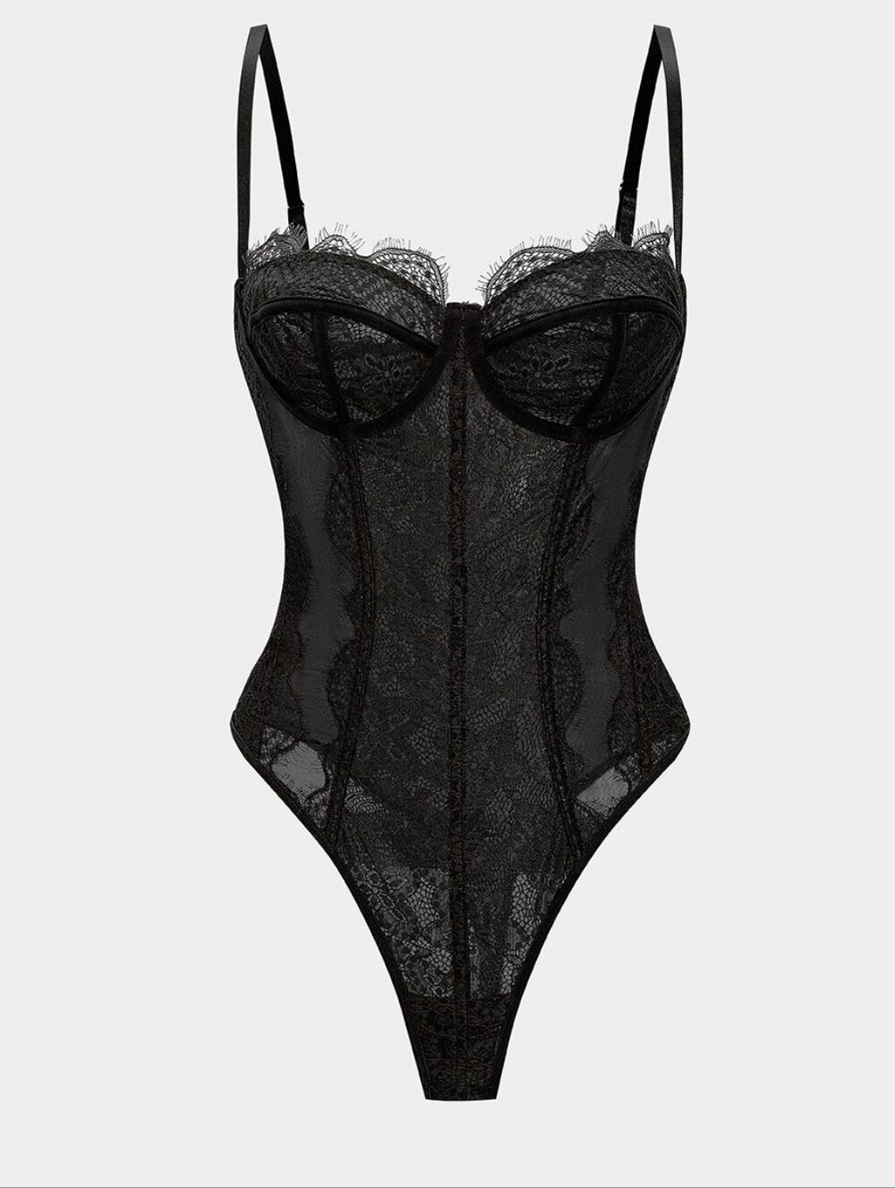 Micas Bustier corset Lace Underwire Bodysuit